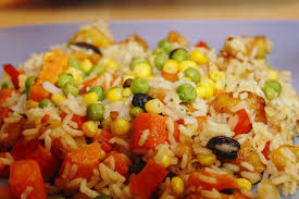 Rice with vegetables