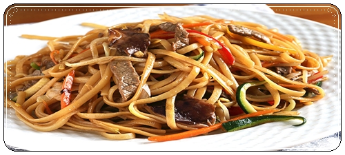Spaghetti estilo chino
