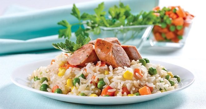 Sautéed Rice with Chorizo