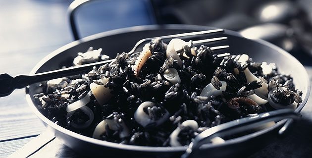 Black Rice with Shrimp