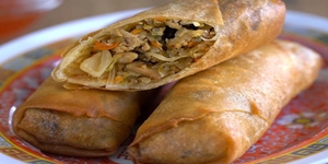 Rollitos Chinos de pollo a la Sonorense