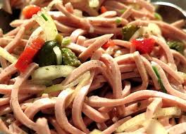 Whole Spaghetti Salad with Mango