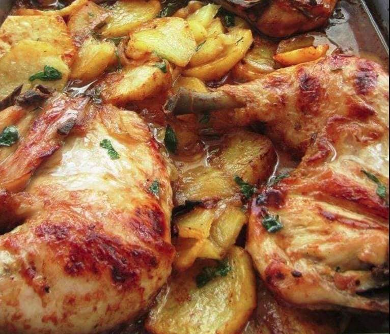 Provençal roast chicken