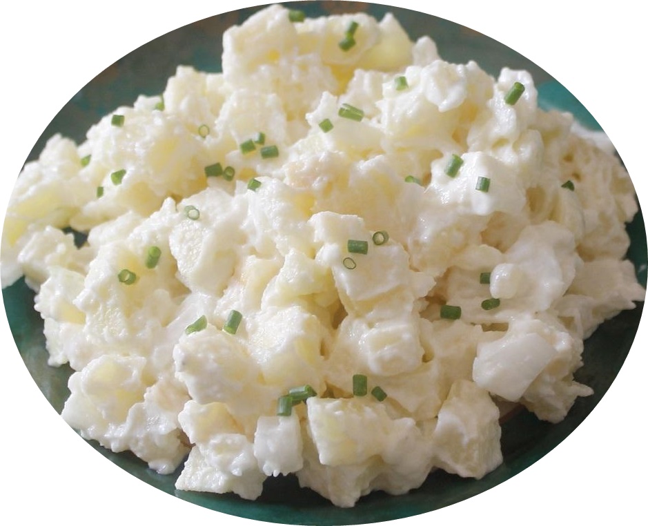 Ensalada de papa con manzana