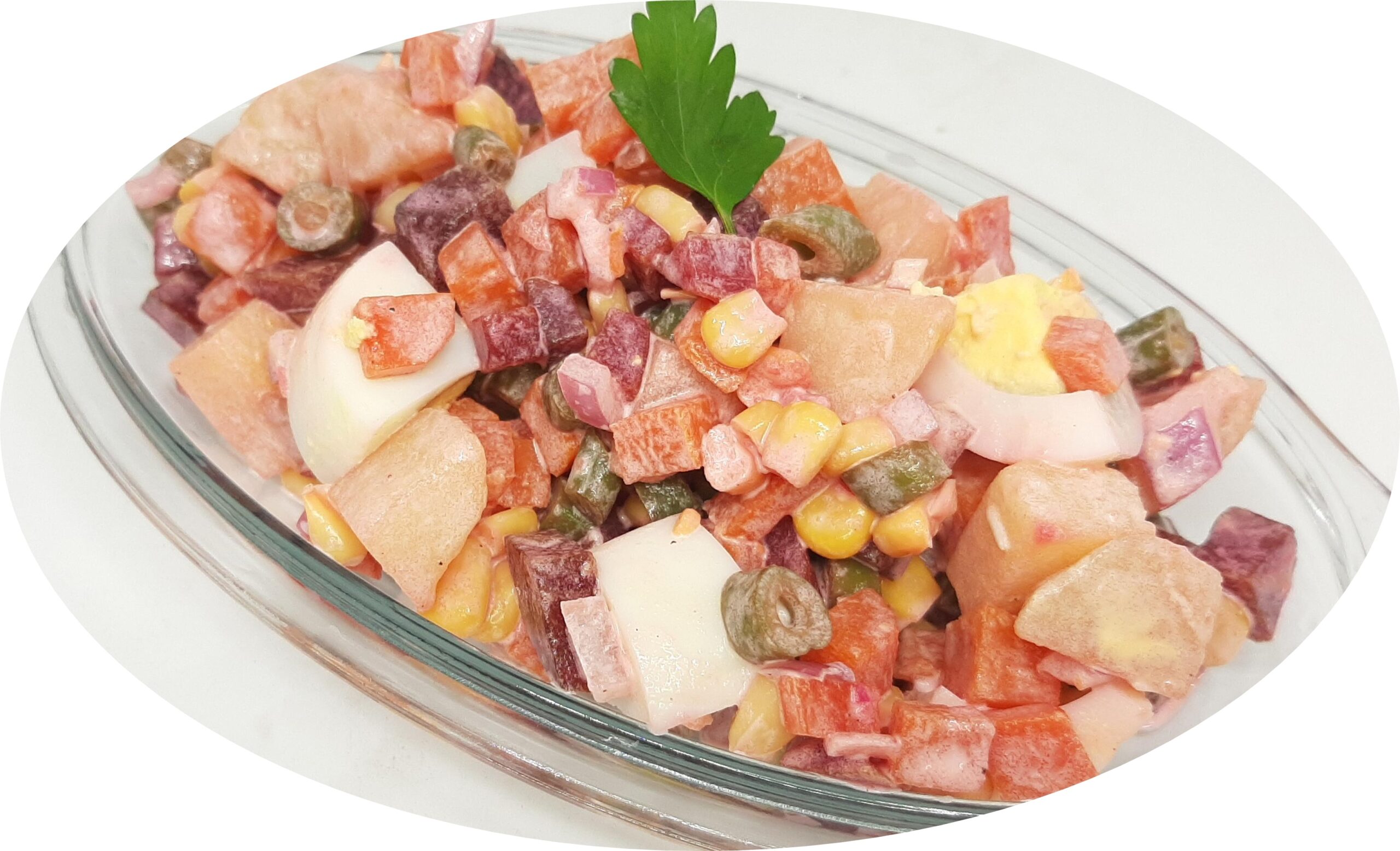 Ensalada rusa dominicana