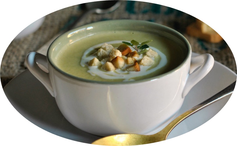 Broccoli and mascarpone cream