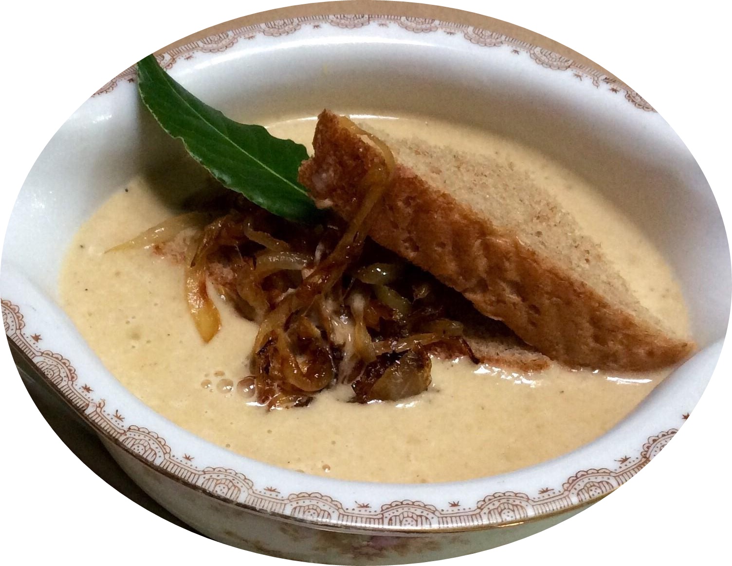 Caramelized onion cream