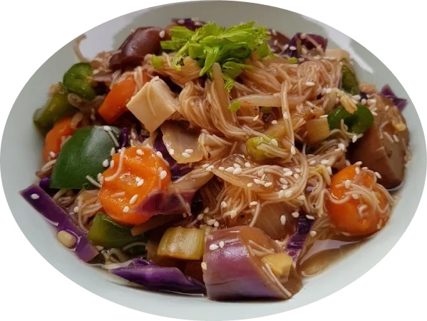 Sopa oriental vegana