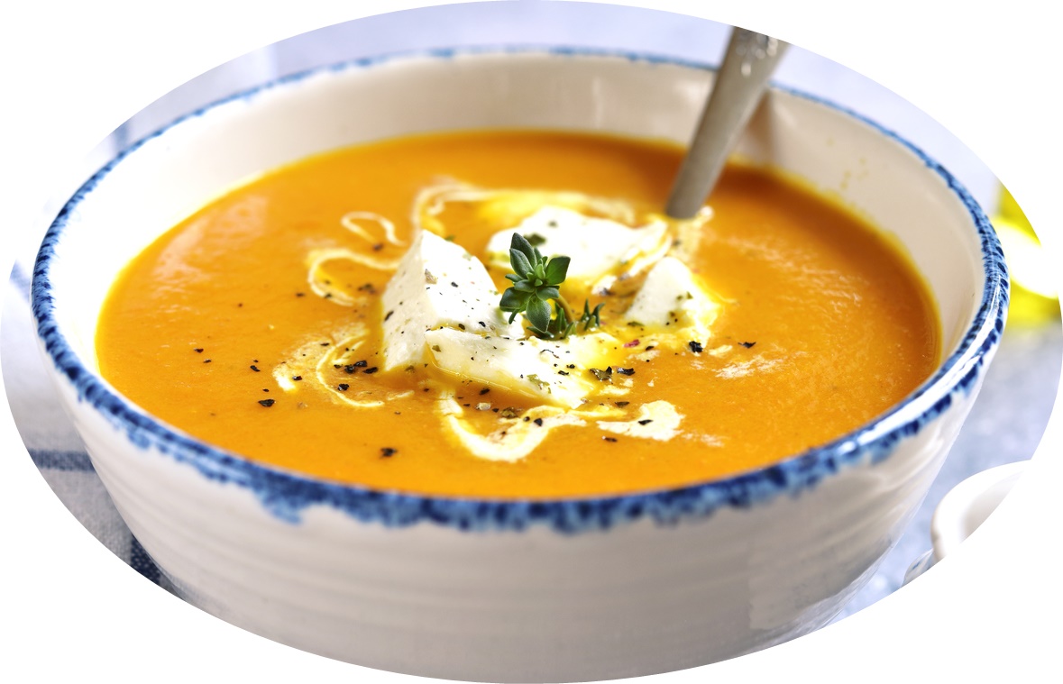 Potato and carrot cream