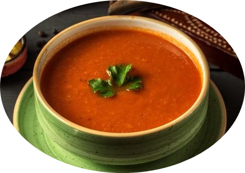 Tomato and basil cream