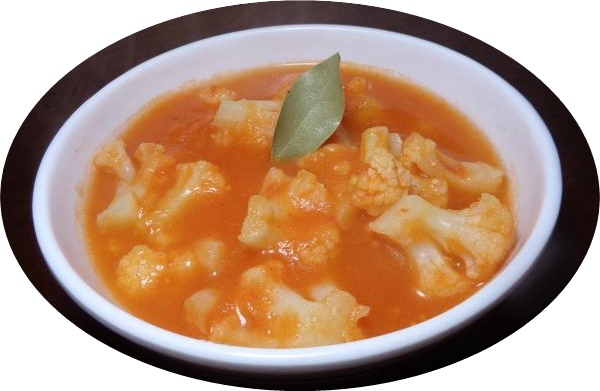 Sopa de coliflor con queso